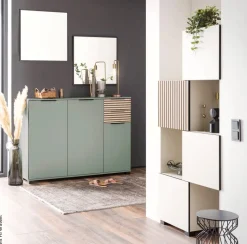 Schuhschrank Alexa Pistazie B/H/T: ca. 141,9x105,5x35 cm