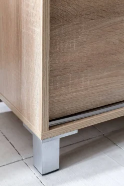 Schuhschrank Eiche Sonoma Nachbildung B/H/T: ca. 100x108x37,5 cm