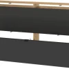 Schuhschrank 1392-549 Graphit Optik Eiche Navarra Nachbildung B/H/T: ca. 140x85x19 cm