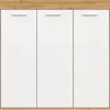 Schuhschrank JAM Eiche Wotan Nachbildung weiß B/H/T: ca. 120x108x37 cm