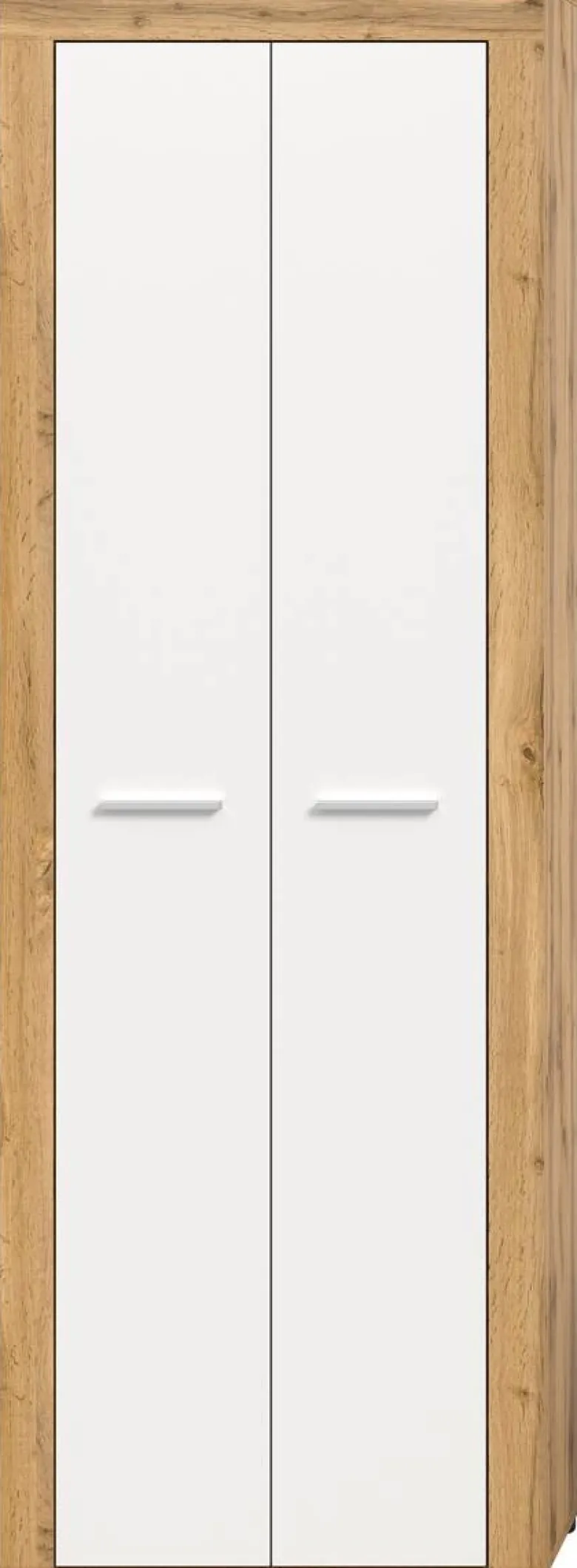 Schuhschrank JAM Eiche Wotan Nachbildung weiß B/H/T: ca. 64x191x35 cm