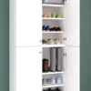 Schuhschrank Lona weiß B/H/T: ca. 70x223x39 cm