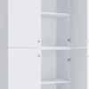 Schuhschrank Lona weiß B/H/T: ca. 70x223x39 cm