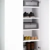 Schuhschrank Lona weiß B/H/T: ca. 70x110x39 cm