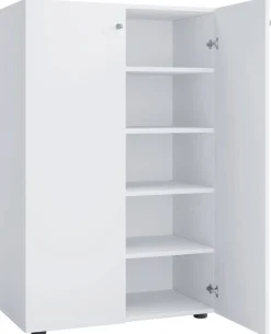 Schuhschrank Lona weiß B/H/T: ca. 70x110x39 cm