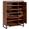 Schuhschrank rosenholz Nachbildung B/H/T: ca. 40x120x88 cm