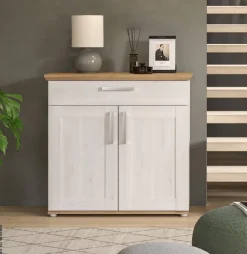 Schuhschrank Verona Sibiu Lärche Nachbildung Eiche Artisan Nachbildung B/H/T: ca. 95x92x39 cm