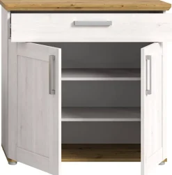 Schuhschrank Verona Sibiu Lärche Nachbildung Eiche Artisan Nachbildung B/H/T: ca. 95x92x39 cm