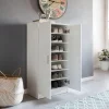 Schuhschrank weiß B/H/T: ca. 55x108x35 cm