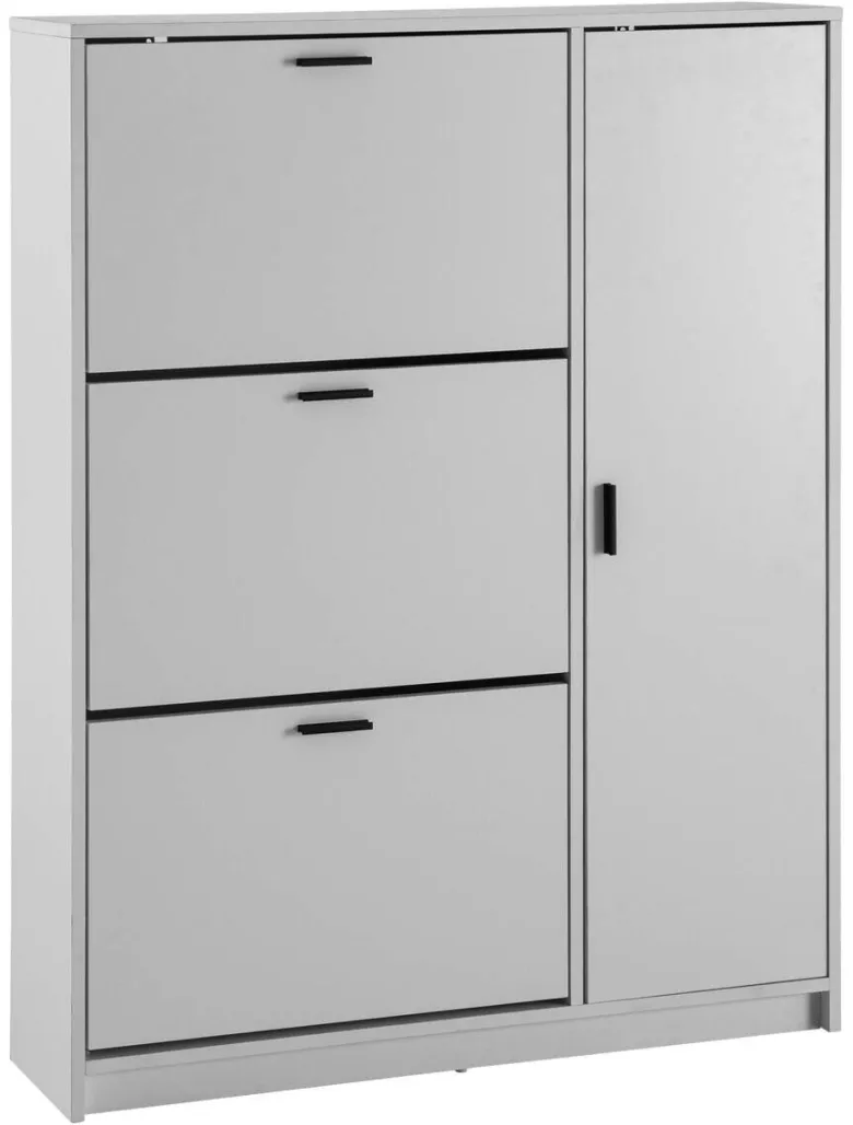 Schuhschrank weiß B/H/T: ca. 90x120x24 cm