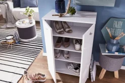 Schuhschrank weiß B/H/T: ca. 60x90x35 cm