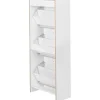 Schuhschrank weiß B/H/T: ca. 50x125x24 cm