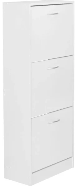 Schuhschrank weiß B/H/T: ca. 50x125x24 cm