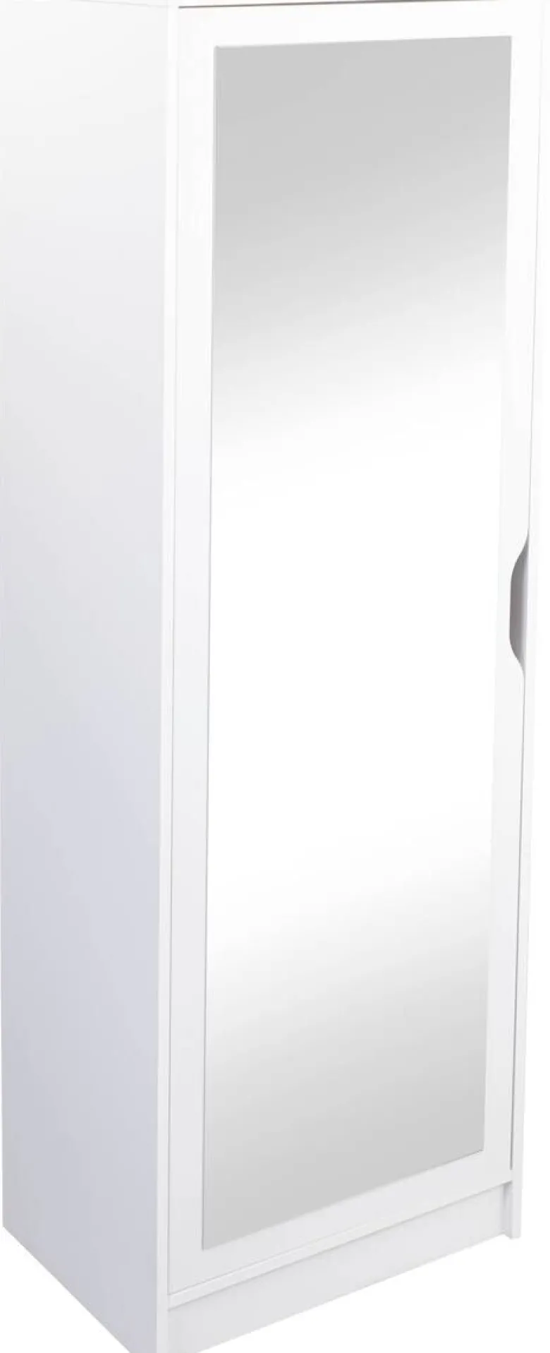 Schuhschrank Westphalen 1D weiß beschichtet Nachbildung B/H/L: ca. 40x189,5x58 cm