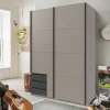 Schwebetürenschrank Bahamas Sahara grau B/H/T: ca. 135x198x65 cm