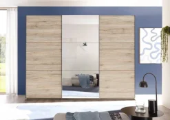 Schwebetürenschrank Bravo Eiche San-Remo Nachbildung B/H/T: ca. 270x210x60 cm