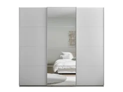 Schwebetürenschrank Carano weiß B/H/T: ca. 215x204x60 cm