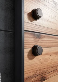 Schwebetürenschrank Dover Alpin Lodge Nachbildung Betonoxid Optik B/H/T: ca. 270x210x60 cm