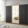 Schwebetürenschrank Katar Graphit B/H/T: ca. 270x208x64 cm