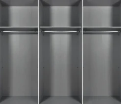 Schwebetürenschrank Katar Graphit B/H/T: ca. 270x208x64 cm