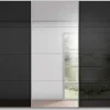 Schwebetürenschrank Kulmbach grau B/H/T: ca. 271x210x62 cm