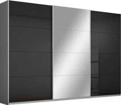 Schwebetürenschrank Kulmbach grau B/H/T: ca. 271x210x62 cm