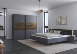 Schwebetürenschrank Marbella grau B/H/T: ca. 218x210x59 cm