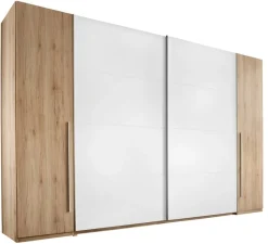 Schwebetürenschrank Match Eiche San-Remo Nachbildung weiß Eiche San-Remo Nachbildung weiß B/H/T: ca. 316x225x61 cm