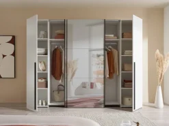 Schwebetürenschrank Maturs weiß B/H/T: ca. 267x205x57 cm
