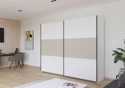 Schwebetürenschrank Neo Alpinweiß B/H/T: ca. 261x210x59 cm