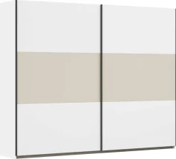 Schwebetürenschrank Neo Alpinweiß B/H/T: ca. 261x210x59 cm