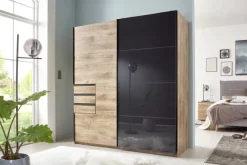 Schwebetürenschrank Oldenburg Eiche Artisan Nachbildung B/H/T: ca. 180x198x65 cm