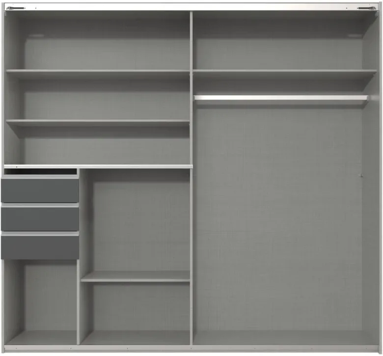 Schwebetürenschrank Oldenburg Eiche Artisan Nachbildung B/H/T: ca. 180x198x65 cm