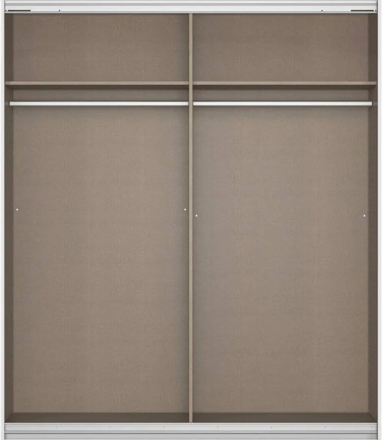 Schwebetürenschrank Quadra B/H/T: ca. 180x210x62 cm