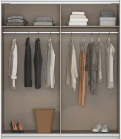 Schwebetürenschrank Quadra B/H/T: ca. 180x210x62 cm