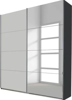 Schwebetürenschrank Quadra B/H/T: ca. 180x210x62 cm