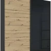 Schwebetürenschrank Quadra grau B/H/T: ca. 180x210x62 cm