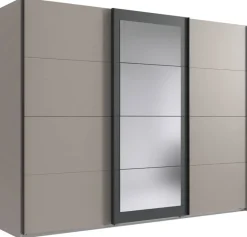 Schwebetürenschrank Rinteln Sahara grau B/H/T: ca. 270x208x65 cm