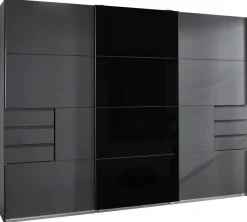 Schwebetürenschrank Saigon Graphit B/H/T: ca. 270x210x64 cm