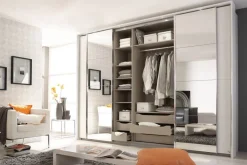 Schwebetürenschrank Syncrono Alpinweiß B/H/T: ca. 315x228x57 cm