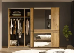 Schwebetürenschrank Trattino Oak B/H/T: ca. 270x210x61 cm