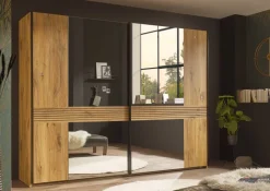Schwebetürenschrank Trattino Oak B/H/T: ca. 270x210x61 cm