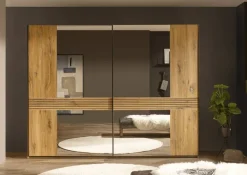Schwebetürenschrank Trattino Oak B/H/T: ca. 270x210x61 cm