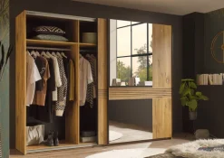 Schwebetürenschrank Trattino Oak B/H/T: ca. 270x210x61 cm