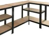 Schwerlastregal 2erSet schwarz B/H/T: ca. 200x200x60 cm