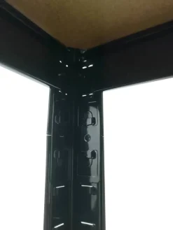 Schwerlaststeckregal schwarz B/H/T: ca. 90x180x60 cm