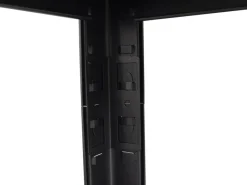 Schwerlaststeckregal schwarz B/H/T: ca. 75x150x30 cm