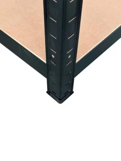 Schwerlaststeckregal schwarz B/H/T: ca. 90x180x40 cm