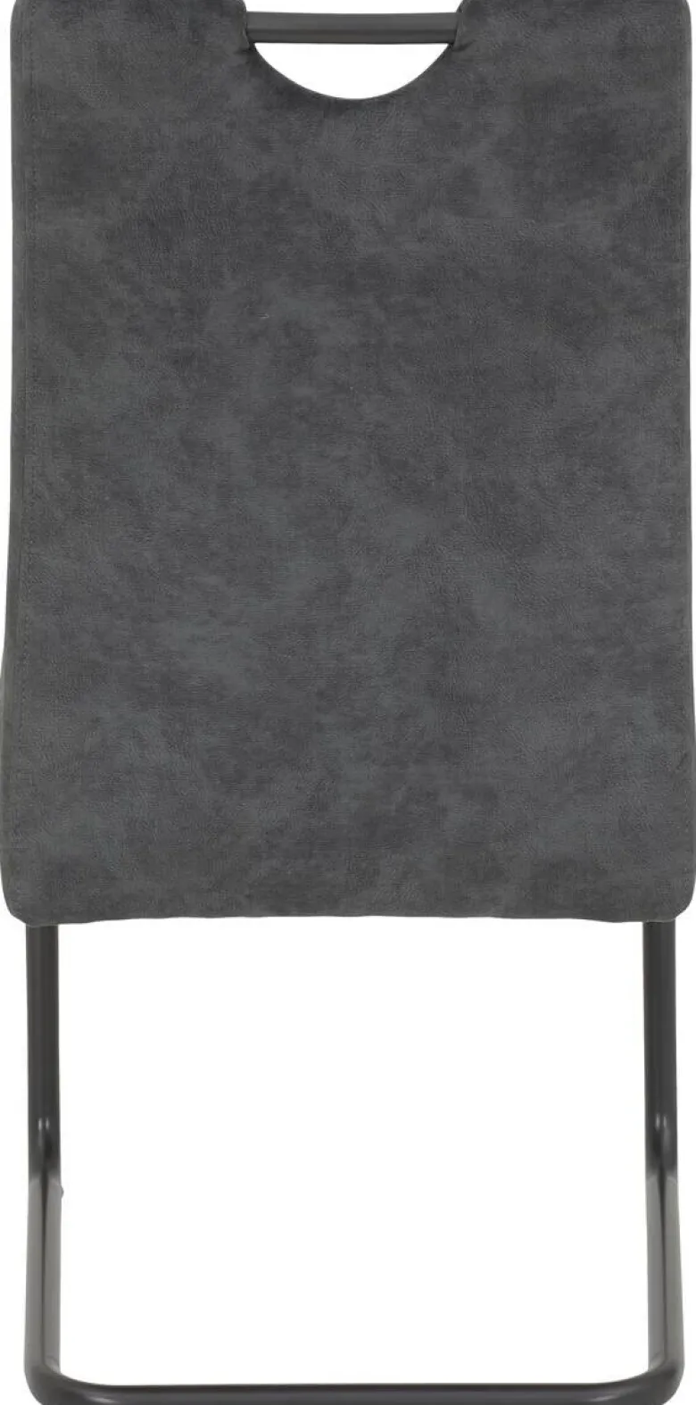 Schwingstuhl anthrazit Vintage Microfaser B/H/T: ca. 50x97x63 cm