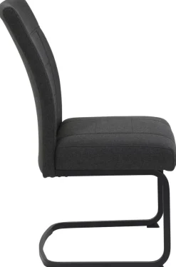 Schwingstuhl Brindisi, 4er-Set anthrazit Webstoff B/H/T: ca. 48x98,5x67 cm